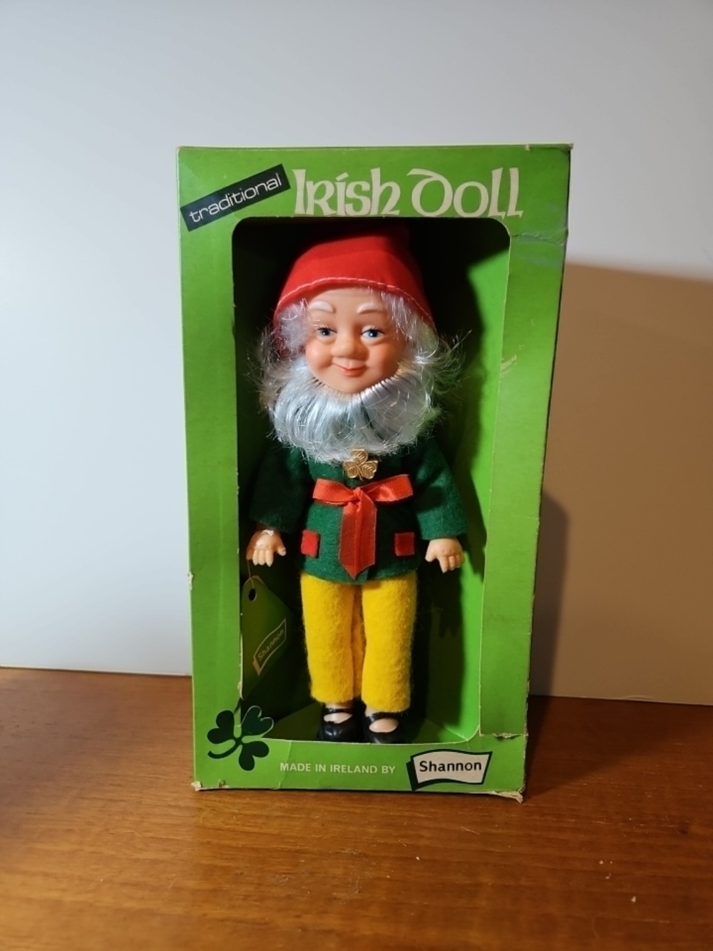 SHANNON Vintage Irish Leprechaun Doll Toy Ireland